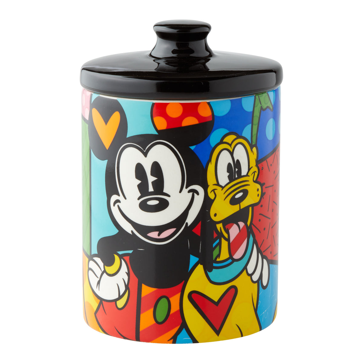 Mickey & Pluto Canister Disney Britto