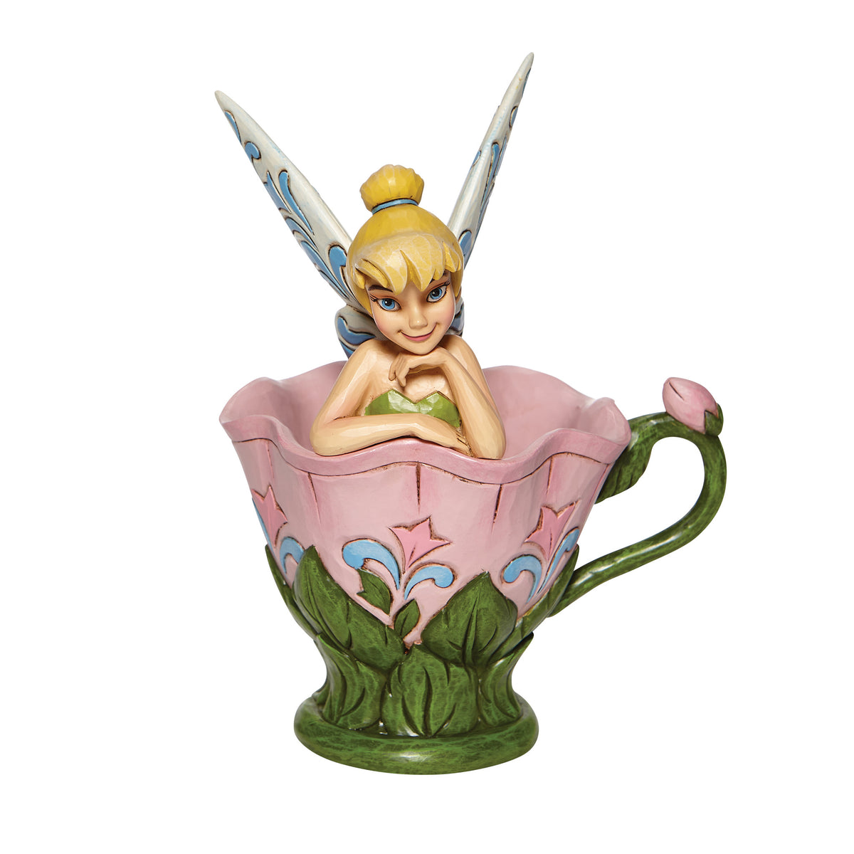 Tink Sitting in Flower Disney Traditions Jim Shore