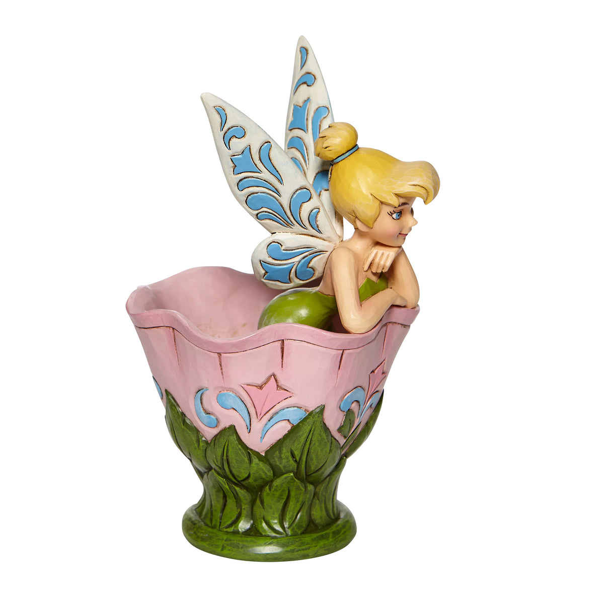 Tink Sitting in Flower Disney Traditions Jim Shore