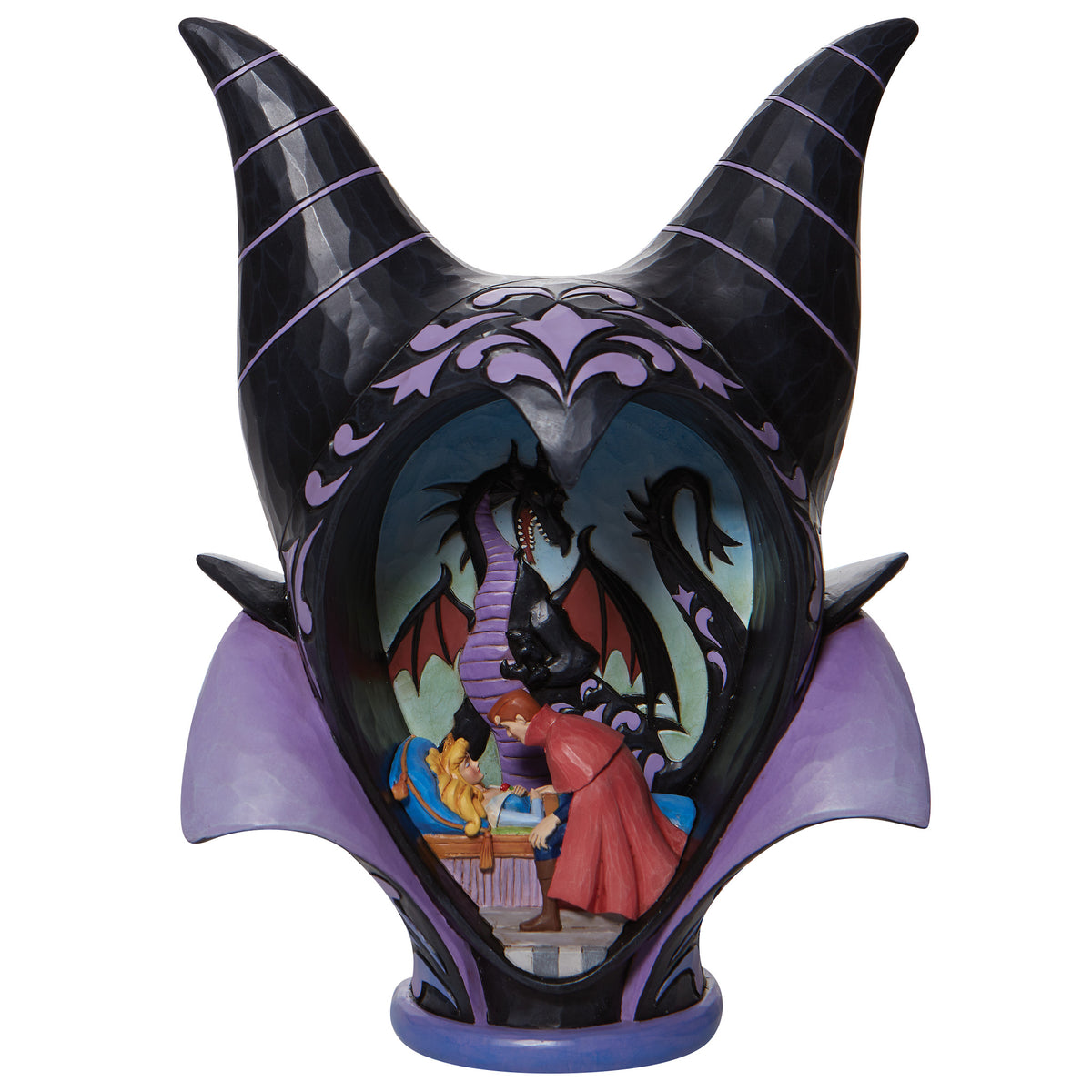 Maleficent Headdress Scene Disney Traditions Jim Shore