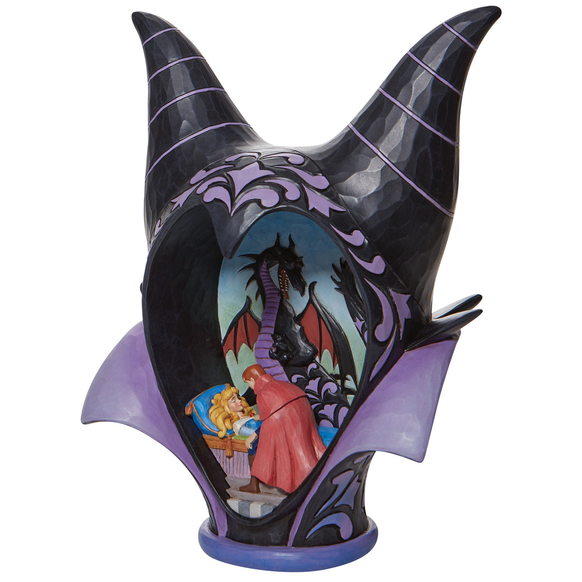 Maleficent Headdress Scene Disney Traditions Jim Shore