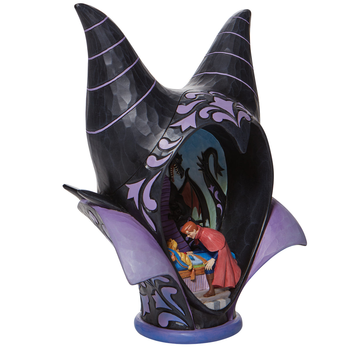 Maleficent Headdress Scene Disney Traditions Jim Shore